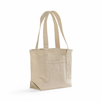 Deluxe Heavy Cotton Canvas Utility Bag with Zipper Pocket (TG258)