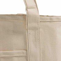 Deluxe Heavy Cotton Canvas Utility Bag with Zipper Pocket (TG258)