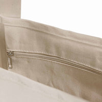 Deluxe Heavy Cotton Canvas Utility Bag with Zipper Pocket (TG258)