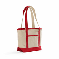 Deluxe Heavy Cotton Canvas Utility Bag with Zipper Pocket (TG258)