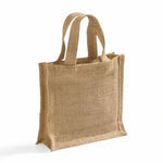 Eco-Friendly Mini Burlap Gift Bags with Handles (6-Piece Set)