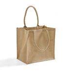 Eco-Friendly Square Jute Burlap Gift Bag (TJ888)