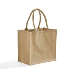 Eco-Friendly Square Jute Burlap Gift Bag (TJ888)