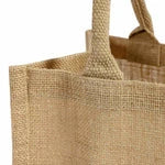 Eco-Friendly Square Jute Burlap Gift Bag (TJ888)