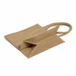 Eco-Friendly Square Jute Burlap Gift Bag (TJ888)