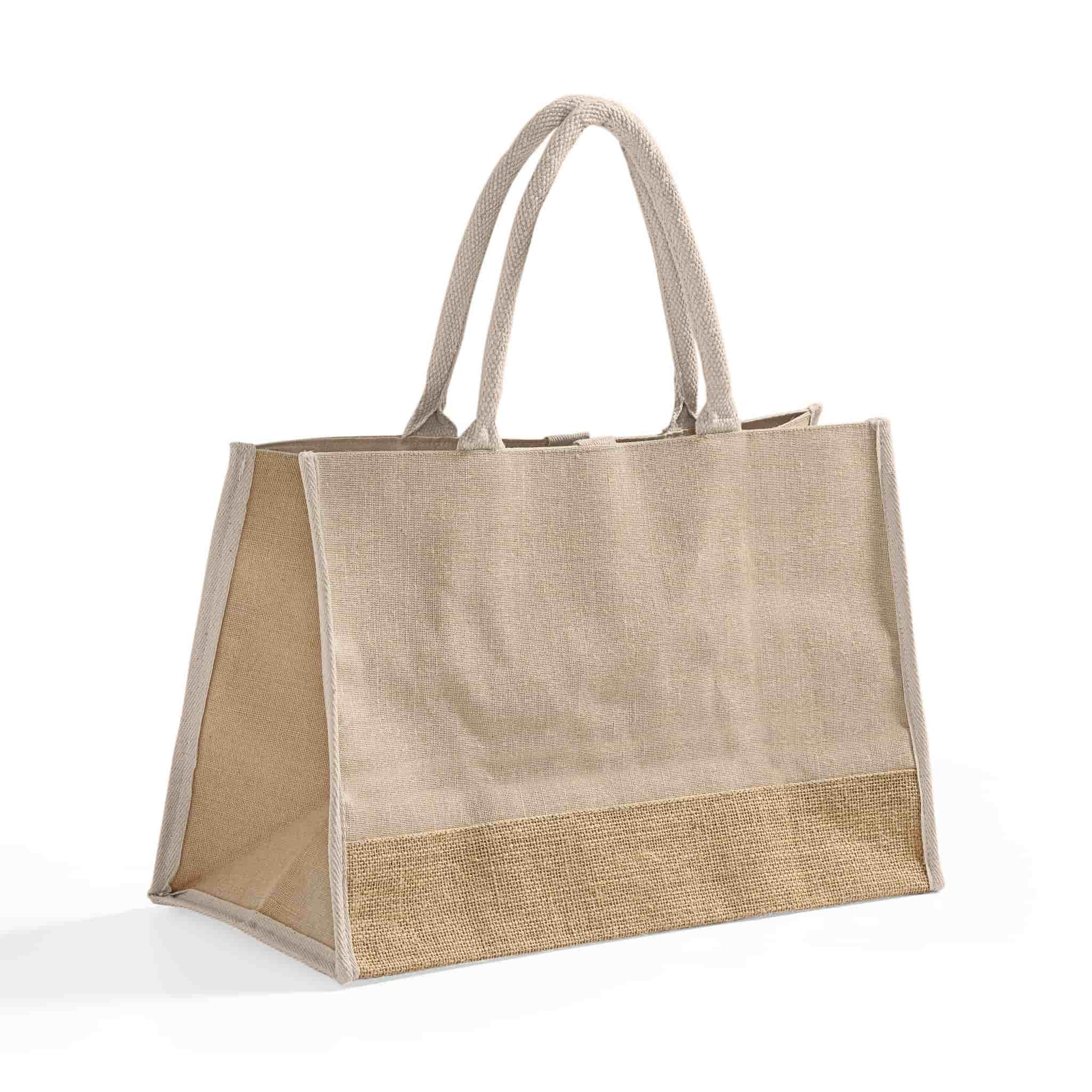 Eco-Friendly JuCo Carryall with Reinforced Rope Handles