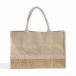 Eco-Friendly JuCo Carryall with Reinforced Rope Handles