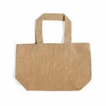 Versatile Medium Jute Shopping Bag with Soft Cotton Handles