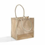 Eco-Friendly Juco Square Carryall Bag (SKU: TJ912)