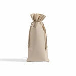 Celebration Cotton Canvas Wine Bottle Gift Bag (SKU: WB147)