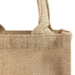 Eco-Friendly Jute Wine Tote Bags with Dividers