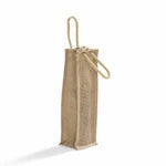 Eco-Friendly Jute Wine Tote Bags with Dividers