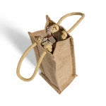 Eco-Friendly Jute Wine Tote Bags with Dividers