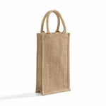Eco-Friendly Jute Wine Tote Bags with Dividers