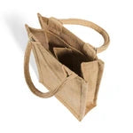 Eco-Friendly Jute Wine Tote Bags with Dividers