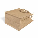 Eco-Friendly Jute Wine Tote Bags with Dividers