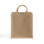 Eco-Friendly Jute Wine Tote Bags with Dividers